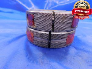 1" 48 NS 2 THREAD RING GAGES 1.0 1.00 1.000 GO NO GO P.D.'S = .9865 & .9826 - DW13711LVR