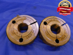 .900 32 NS 2 THREAD RING GAGES .9 .90 .9000 GO NO GO P.D.'S = .8797 & .8754 - DW13703LVR