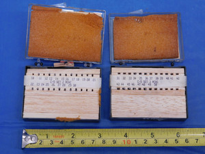 27PCS KAISER C-5 MINI THINBIT CARBIDE CUTOFF GROOVING INSERTS FROM .011 - .048 - MS5720AS1