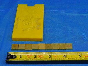 9PCS KENNAMETAL SPGF422 KC850 TiN COATED CARBIDE TURNING INSERTS SPGF 422 - AR3315AS1