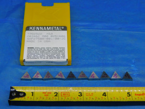 10PCS NEW KENNAMETAL TPG2522 K68 CARBIDE TURNING INSERTS TPG 2522 INDEXABLE - AR3309AS1
