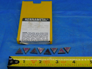8PCS NEW KENNAMETAL TPG2522 K68 CARBIDE TURNING INSERTS TPG 2522 INDEXABLE - AR3310AS1