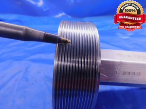 3 1/4 16 UN 3B LEFT HAND THREAD PLUG GAGE 3.25 NO GO ONLY P.D. = 3.2149 L.H. - DW13769LVR