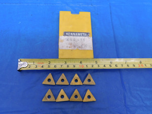 8PCS NEW KENNAMETAL TNMA 433 KC810 TiN COATED CARBIDE TURNING INSERTS TNMA433 - MS5753AS1