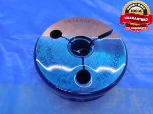 5/8 18 UNF 3A PREPLATE VERMONT THREAD RING GAGE .625 NO GO ONLY P.D. = .5834 - DW13852LVR