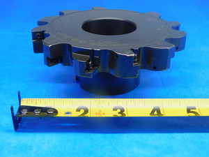 SECO 5" OD X 3/4 WIDTH X 1 1/4 P STAGGERED TOOTH INDEXABLE SIDE MILL CUTTER 12 T - AR3668AY1