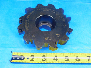 SECO 5" OD X 3/4 WIDTH X 1 1/4 P STAGGERED TOOTH INDEXABLE SIDE MILL CUTTER 12 T - AR3678AY1