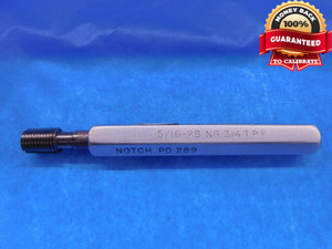 5/16 28 NS 3/4 TPF NOTCH PD .289 THREAD PLUG GAGE .3125 INSPECTION CHECK - DW13940AX1