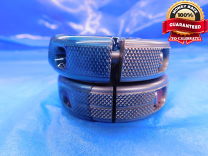 3/4 16 UNF 2A PREPLATE THREAD RING GAGES .75 GO NO GO P.D.'S = .7014 & .6964 - DW14016LVR