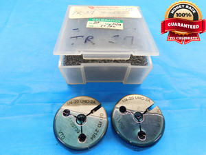 1/4 20 UNC 2A VERMONT THREAD RING GAGES .25 GO NO GO P.D.'S = .2164 & .2127 - DW14038AV1