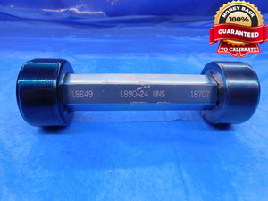 1.890 24 UNS PREPLATE VERMONT THREAD PLUG GAGE 1.89 GO NO GO = 1.8649 & 1.8707 - DW14042RD