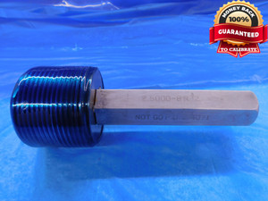 2 1/2 8 N 2 SET THREAD PLUG GAGE 2.5 2.50 2.500 2.5000 NO GO ONLY P.D. = 2.4071 - DW14121RD