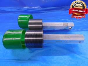 2 3/8 16 N 2 SET THREAD PLUG GAGE 2.375 2.3750 GO NO GO P.D.'S = 2.3344 & 2.3281 - DW14123RD