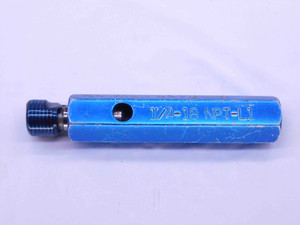 1/4 18 NPT L1 PIPE THREAD PLUG GAGE .25 .250 .2500 N.P.T. NATIONAL TAPER CHECK - DW14191LVR