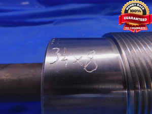 SHOP MADE 3 1/4 8 THREAD PLUG GAGE 3.25 3.250 3.2500 3 1/4"-8 INSPECTION - DW14195AW1