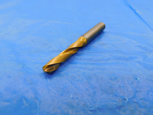 KENNAMETAL 8.4MM TiN CARBIDE COOLANT SCREW MACHINE LENGTH DRILL BIT B210A08400HP - MB4785AL1