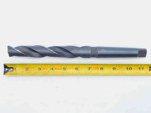 1" COBALT FLAT BOTTOM TWIST DRILL BIT MORSE TAPER #3 SHANK 5 3/4 LOC 1.0 MT3 - AR4264AR1