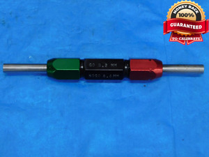 8.2 & 8.4 CL XX METRIC PIN PLUG GAGE GO NO GO 8.000 +.200 8 mm .3228 8.200 8.400 - JP0078AC2