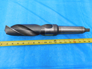 CLEVELAND 59.5MM HSS TWIST DRILL BIT MORSE TAPER #5 SHANK 9" LOC 59.5