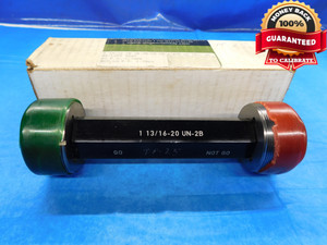 1 13/16 20 UN 2B LEFT HAND THREAD PLUG GAGE 1.8125 GO NO GO PDS= 1.7800 & 1.7863 - DW14460AD2