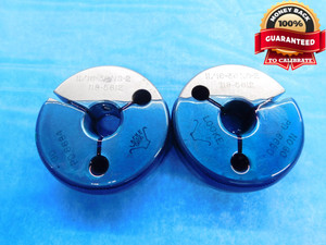 11/16 36 NS 2 THREAD RING GAGES .6875 GO NO GO P.D.'S = .6684 & .6650 CHECK - DW14437RD