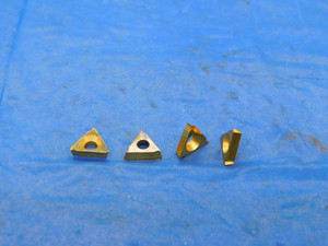 4PCS NEW CIRCLE TPT-2-003-3R CG5 TiN COATED CARBIDE THREADING INSERTS - MB5036AL1