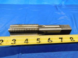HANSON & WHITNEY 1 1/4 7 NC G-H4 HSS PLUG TAP 4 STRAIGHT FLUTE 1.25 USA MADE - MB5063AR1