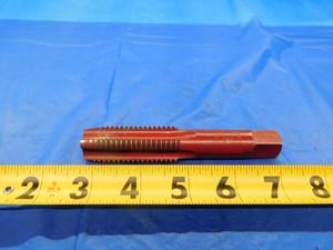 W.T. 7/8 9 NC HSS PLUG TAP 4 STRAIGHT FLUTE .875 OVERSIZE +.005 7/8-9 - MB5094AR1