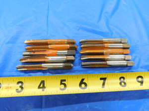 10 PC REIFF & NESTOR OVERSIZE +.005 HSS PLUG TAPS  3/8 - 16 NC .375 R&N - MB5096AR1