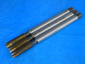 3 PC SET 7/16 14 NC GH3 HSS SPIRAL POINT TAPS 3 STRAIGHT FLUTE .4375 EXTENSION - AR4469AR1