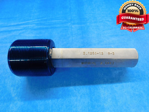 2 1/8 12 N 3 SET THREAD PLUG GAGE 2.125 2.1250 NO GO ONLY P.D. = 2.0661 CHECK - DW14564RD
