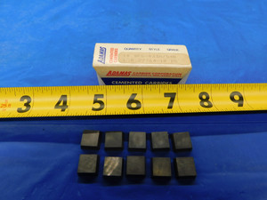 10PCS NEW ADAMS SPG-433A 548 CARBIDE TURNING INSERTS 27764-1R D5 INDEXABLE - MB5236RDT
