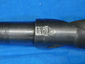 1 9/16 O.D. STEEL FLAT BOTTOM TWIST DRILL BIT MORSE TAPER #4 SHANK 1.5625 - JP0212AR1