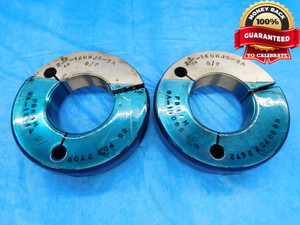 2 5/16 16 UNJS 3A BEFORE PLATE THREAD RING GAGES 2.3125 GO NO GO = 2.2709 2.2672 - DW14727RD
