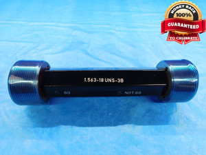 1.563 18 UNS 3B MODIFIED N08 LOCKNUT THREAD PLUG GAGE GO NO GO = 1.5320 & 1.5375 - DW14772AG2