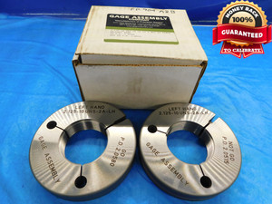 2 1/8 10 UNS 2A LEFT HAND THREAD RING GAGES 2.125 GO NO GO PDS= 2.0580 & 2.0515 - DW14785AG2