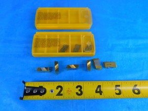 9PCS NEW KENNAMETAL DWG 1009961R00 KC730 TiN CARBIDE GROOVING INSERTS TOP NOTCH - AR4983RDT