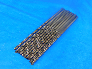 10PCS 5/32 O.D. M42 COBALT JOBBER TWIST DRILL BIT 3" LOC 5 1/2 OAL .1562 USA - AR5007LVR