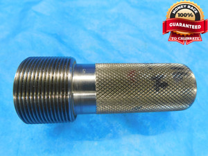 SHOP MADE 1 7/16 16 LEFT HAND THREAD PLUG GAGE 1.4375 L.H. 1 7/16"-16 INSPECTION - DW14836AG2