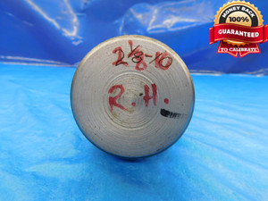 SHOP MADE 2 1/8 10 THREAD PLUG GAGE 2.125 2.1250 2 1/8"-10 INSPECTION CHECK - DW14848AG2