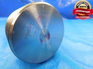 SHOP MADE 2 3/16 14 LEFT HAND THREAD PLUG GAGE 2.1875 L.H. 2 3/16"-14 CHECK - DW14842AG2