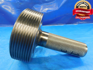 SHOP MADE 3 7/8 8 LEFT HAND THREAD PLUG GAGE 3.875 3.8750 L.H. INSPECTION CHECK - DW14868AG2