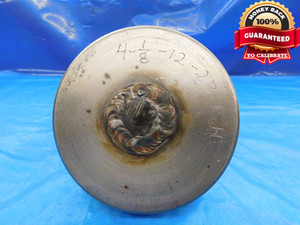 SHOP MADE 4 1/8 12 2B LEFT HAND THREAD PLUG GAGE 4.125 4.1250 L.H. INSPECTION - DW14889AG2