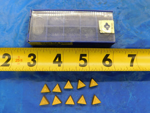 10PCS NEW SUMITOMO TPMR 222 NF AC2000 TiN CARBIDE TURNING INSERTS TPMR222ENF - MB5640AS1