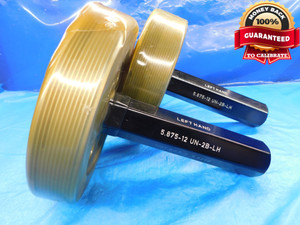 5 7/8 12 UN 2B LEFT HAND THREAD PLUG GAGE 5.875 GO NO GO PD'S = 5.8209 & 5.8298 - DW14910AG2