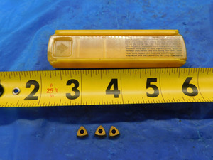 3PCS NEW KENNAMETAL XCGT030304GDT KC990 TiN COATED CARBIDE TURNING INSERTS - MB5661RDT