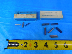 9PCS NEW MAPAL AS92 & DZ93 R6N CARBIDE GROOVING INSERTS - AR5041RDT