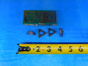4PCS NEW GREENLEAF TSN-535 0247708 CARBIDE TURNING INSERT SEAT SHIMS TRIANGLE - AR5042RDT