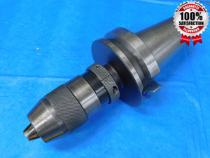 JACOBS HP130-J2 1/32 - 1/2 KEYLESS DRILL CHUCK W BT45 TOOL HOLDER B5J4-0033 JT33 - AR5160AW1