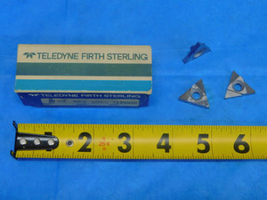 8PCS NEW TELEDYNE TNMC 43NGL HA CARBIDE GROOVING INSERTS 129GWGD INDEXABLE - JP0346AS1